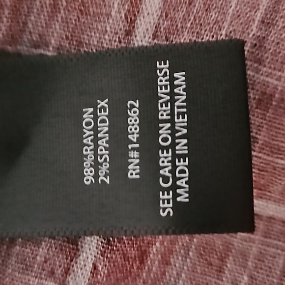 Torrid maroon, biege, black plaid button down top Peplum Sz 0X - Picture 3 of 4